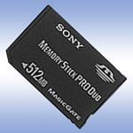 ����� ������ Memory Stick Pro DUO - 512Mb